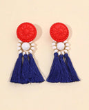 Americana Tassel Earrings