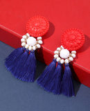 Americana Tassel Earrings
