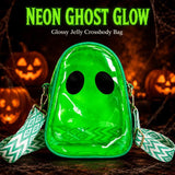 Halloween - Ghost Shaped CLEAR Crossbody Bag (3 Colors Available)