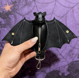 Halloween - Bat Shaped Coin Purse/Earbud Bag
