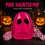 Halloween - Ghost Shaped CLEAR Crossbody Bag (3 Colors Available)