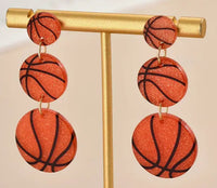 Sports Balls Acrylic Earrings (5 Different Sports)