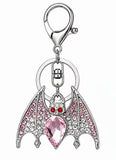 Halloween Rhinestone Key Chain/Purse Charm Set of 2 (2 Choices)