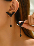 Halloween - Bat Necklace & Earrings Set
