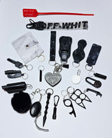 BIG 21 Piece Safety/Self Defense Key Chain (Lots of Prints & Color Selections)