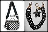 Spacious Top Handle Bum Bag/Crossbody Bag with Bonus Chain & Charm (Multiple Choices)