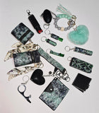 18 Piece Rhinestone Safety Key Chain Set (13 Choices Available)