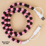 4 in 1 Beaded Data/Charging Cable (Lots of Options)