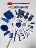 BIG 21 Piece Safety/Self Defense Key Chain (Lots of Prints & Color Selections)