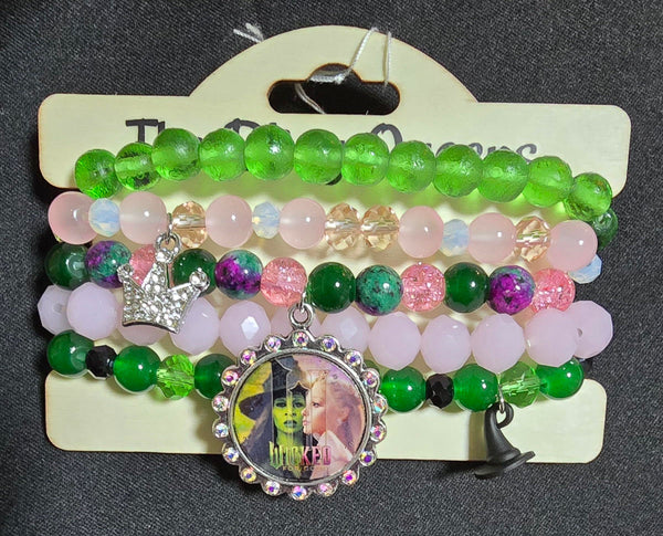 "Wicked" Stack Bracelets with Charms (5 Choices)