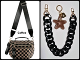 Spacious Top Handle Bum Bag/Crossbody Bag with Bonus Chain & Charm (Multiple Choices)