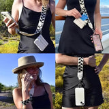 Crossbody Phone Strap with Zippered Pouch/Wallet (Variety of Color Choices)