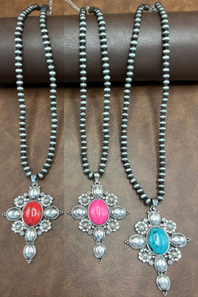 Western - Cross Necklaces (3 Colors Available)