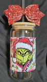 CHRISTMAS "EW People" Glass Tumbler 16oz Cup/Beer Can