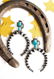 Fairbank Cross Silver Pearl Bead Earrings - 2 Colors Available