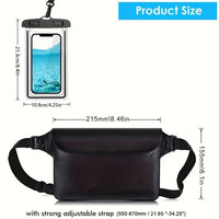 Waterproof Fanny Pack/Phone Pouches Set or Waterproof Phone Pouch with Lanyard