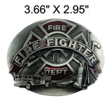 Engraved Fired Department Belt Buckle (2 Options)