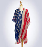 Vintage American Flag Kimono