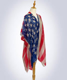 Vintage American Flag Kimono
