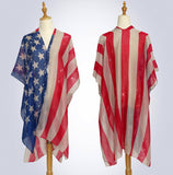 Vintage American Flag Kimono