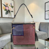 Beautiful Rhinestone/Crystal Hobo Cross-Body (5 Options Available)