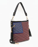 Beautiful Rhinestone/Crystal Hobo Cross-Body (5 Options Available)