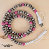 4 in 1 Beaded Data/Charging Cable (Lots of Options)
