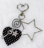 Gothic Style Embossed Skull Pattern Bum Bag/Crossbody Bag with Chain & Bonus Charm