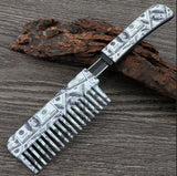 Self-Defense Hidden Knife Comb (Assorted Colors & Designs)