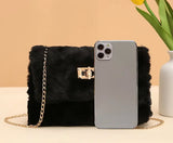 Faux Fur Cross-Body (4 Color Choices)