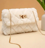 Faux Fur Cross-Body (4 Color Choices)