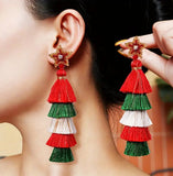 CHRISTMAS  - Tassel Earrings