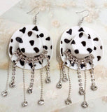 Western Cowboy Rhinestone Fringe Earrings (5 Colors Available)
