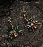 Halloween - Colorful Spider Earrings