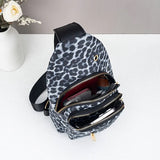 Leopard Print Sling Bag/Back Pack (2 Color Choices)