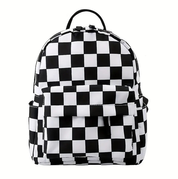 Cow or Checkered Print Small Backpacks (2 Prints Available)