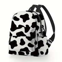 Cow or Checkered Print Small Backpacks (2 Prints Available)