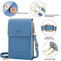 Chic Crossbody Phone Bag with Touch Screen (8 Color Choices)