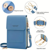 Chic Crossbody Phone Bag with Touch Screen (8 Color Choices)