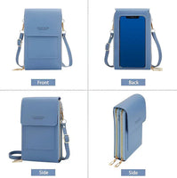 Chic Crossbody Phone Bag with Touch Screen (8 Color Choices)