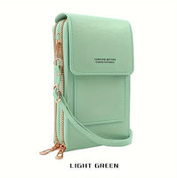 Chic Crossbody Phone Bag with Touch Screen (8 Color Choices)