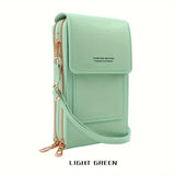 Chic Crossbody Phone Bag with Touch Screen (8 Color Choices)
