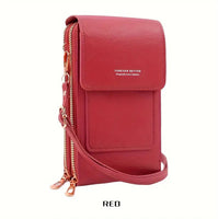 Chic Crossbody Phone Bag with Touch Screen (8 Color Choices)