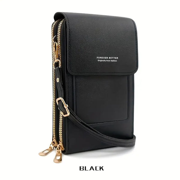 Chic Crossbody Phone Bag with Touch Screen (8 Color Choices)