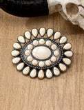 Western Style Faux Turquoise Hair Clip / Barrette - 4 Colors Available