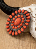 Western Style Faux Turquoise Hair Clip / Barrette - 4 Colors Available