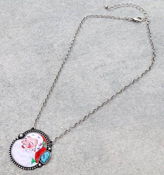 Western - Christmas Necklace with Matching Earrings (2 Styles Available)