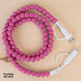 4 in 1 Beaded Data/Charging Cable (Lots of Options)
