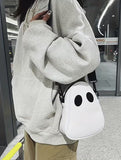 Halloween - Ghost Shaped Crossbody Bag with Bonus Extra Strap