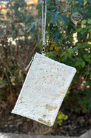 The Golden Heifer Bag/Wristlet